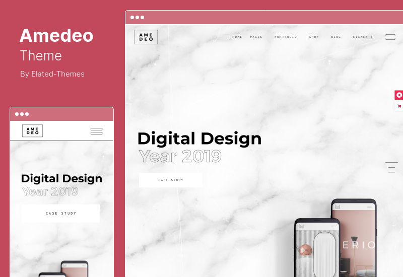 Amedeo Theme - Multiconcept Artist and Creative Agency WordPress Theme