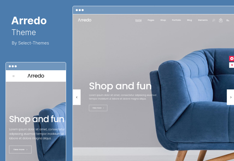 Arredo Theme - Clean Furniture Store WordPress Theme