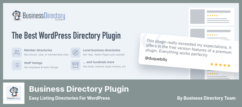 Business Directory Plugin - Easy Listing Directories for WordPress