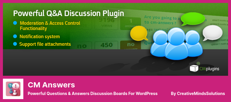 CM Answers Plugin - Powerful Questions & Answers Discussion Boards for WordPress