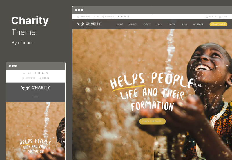 Charity Theme - Charity Foundation WordPress Theme