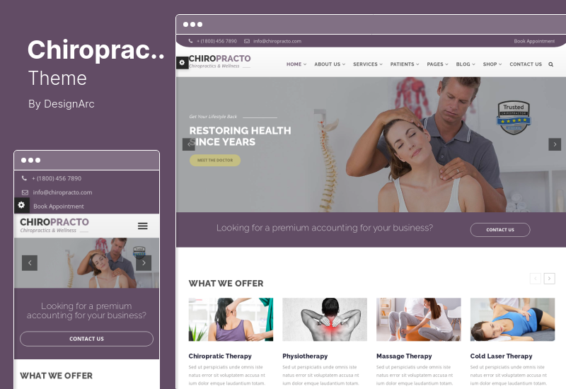 Chiropracto Theme - Physical Therapy WordPress Theme