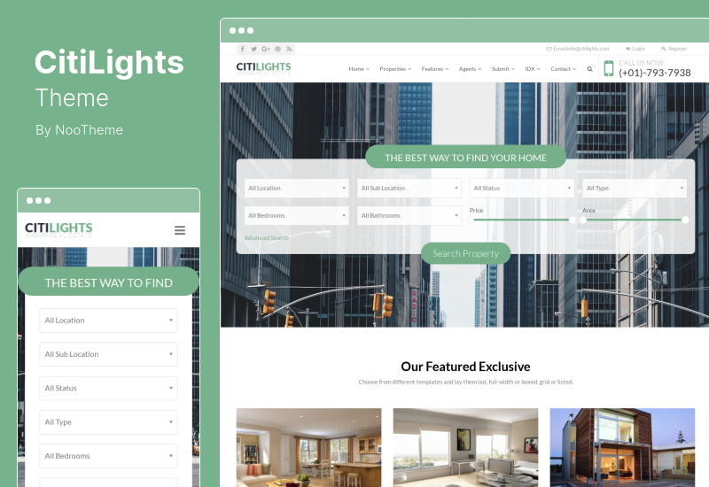 CitiLights Theme - Real Estate WordPress Theme