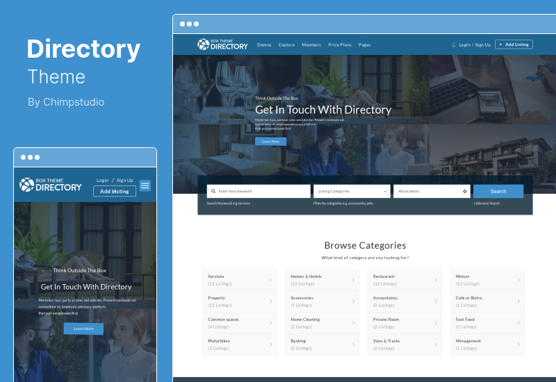 Directory Theme - Multipurpose WordPress Theme