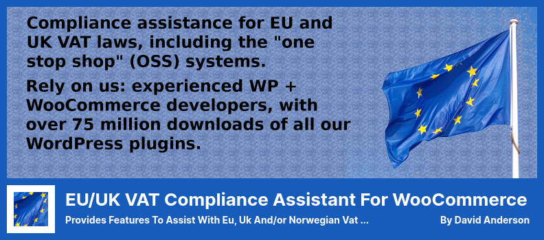 EU/UK VAT Compliance Assistant for WooCommerce Plugin - Provides Features to Assist With Eu, Uk and/or Norwegian Vat Law Compliance