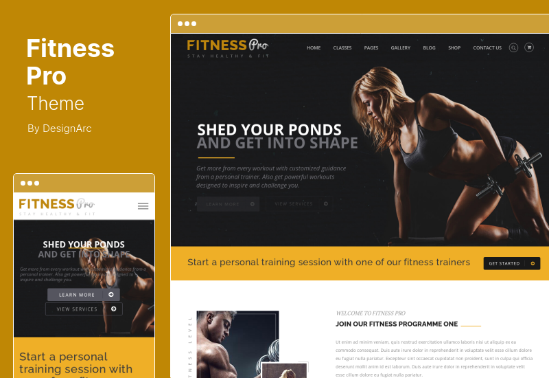 Fitness Pro Theme - Gym WordPress Theme