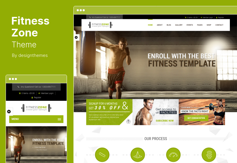 Fitness Zone Theme - Gym & Fitness WordPress Theme