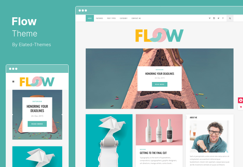 Flow Theme - Creative Blog WordPress Theme