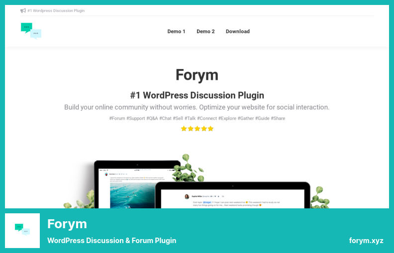 Forym Plugin - WordPress Discussion & Forum Plugin