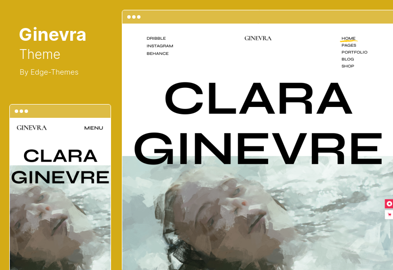 Ginevra Theme - Artist Portfolio WordPress Theme