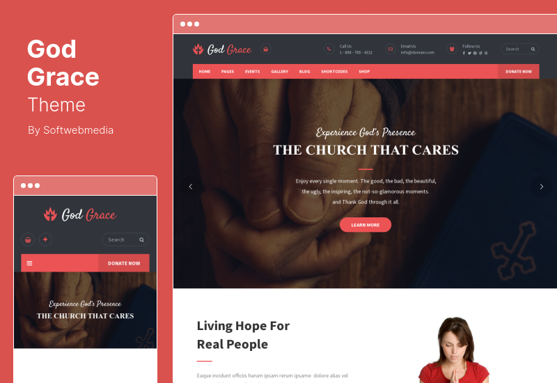 God Grace Theme - Church WordPress Theme