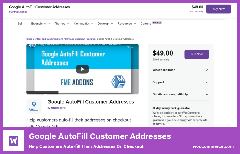 Google AutoFill Customer Addresses Plugin - Help Customers Auto-fill Their Addresses On Checkout