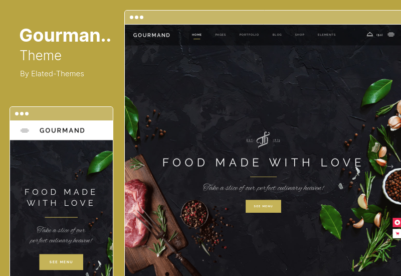Gourmand Theme - Restaurant, Bistro & Chef WordPress Theme