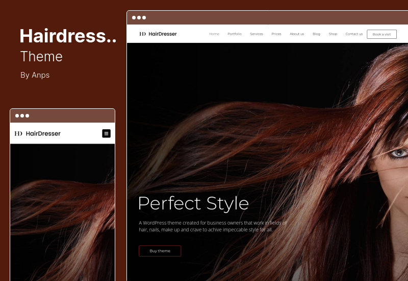 Hairdresser Theme - Hair Salon WordPress Theme