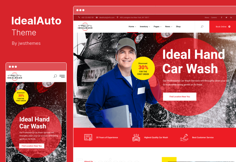 IdealAuto Theme - Car Dealer  Services WordPress Theme
