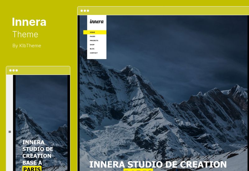 Innera Theme - Photography Agency WordPress Theme