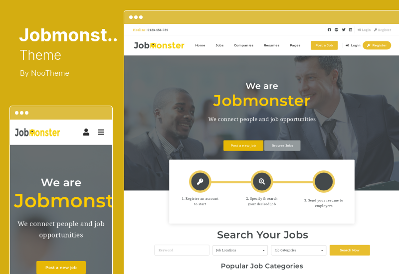 Jobmonster Theme - Job Board WordPress Theme