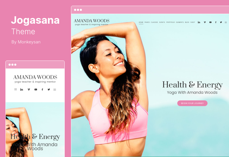 Jogasana Theme - Yoga Oriented WordPress Theme