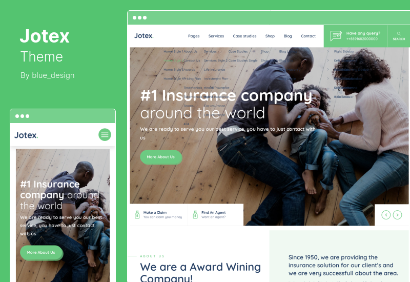 Jotex Theme - Insurance WordPress Theme