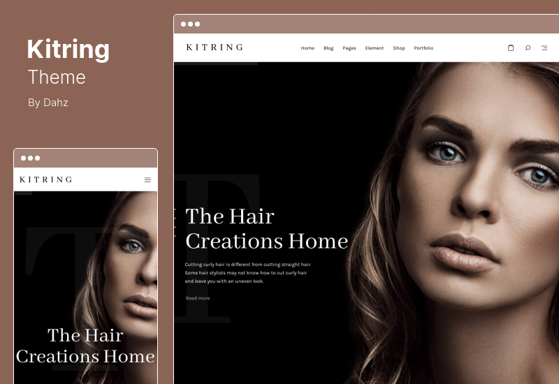 Kitring Theme - Beauty & Hair Salon WordPress Theme