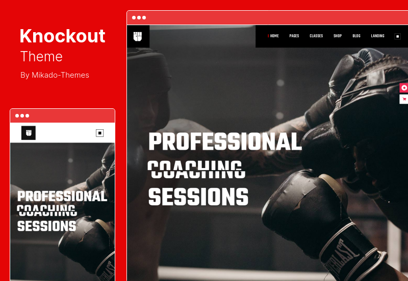 Knockout Theme - Boxing & Martial Arts WordPress Theme