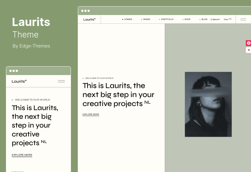 Laurits Theme - Portfolio and Agency WordPress Theme