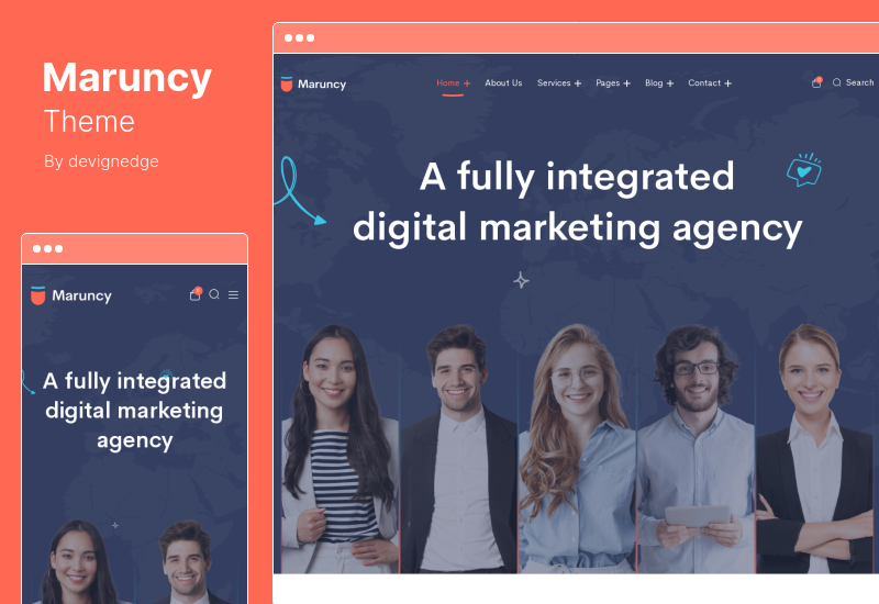 Maruncy Theme - Marketing Agency WordPress Theme