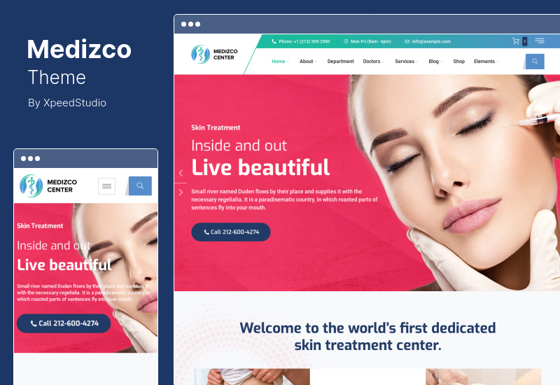 Medizco Theme - Medical Health & Dental Care Clinic WordPress Theme