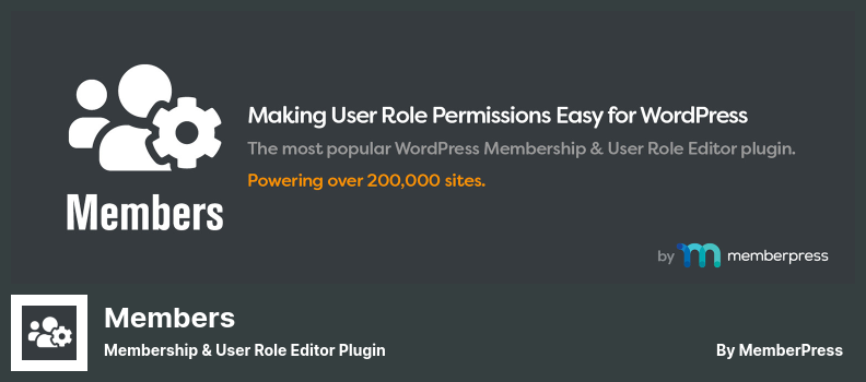 Members Plugin - Membership & User Role Editor Plugin