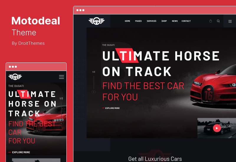 Motodeal Theme - Car Dealer & Classified WordPress Theme