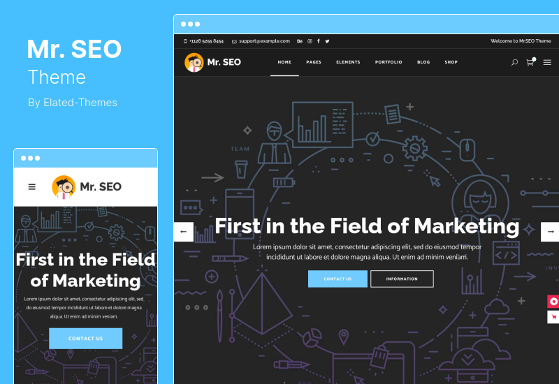 Mr. SEO Theme - Social Media Marketing Agency WordPress Theme