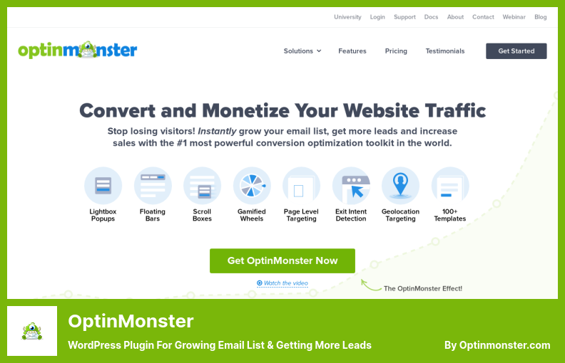 OptinMonster Plugin - WordPress Plugin for Growing Email List & Getting More Leads