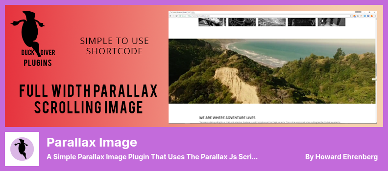 Parallax Image Plugin - A Simple Parallax Image Plugin That Uses The Parallax Js Script By Pixelcog