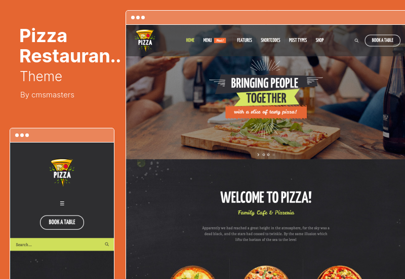 Pizza Restaurant Theme - Fast Food & Restaurant WordPress Theme