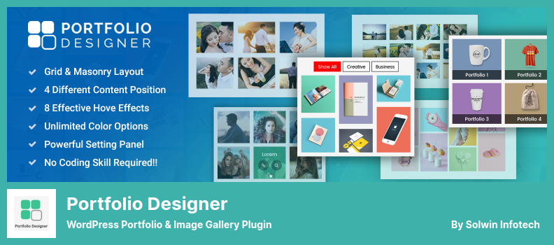 Portfolio Designer Plugin - WordPress Portfolio & Image Gallery Plugin