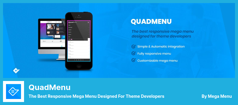 QuadMenu Plugin - The best responsive mega menu designed for theme developers