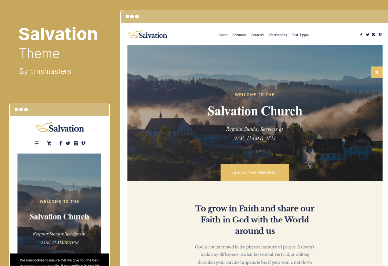 Salvation Theme - Church & Religion WordPress Theme
