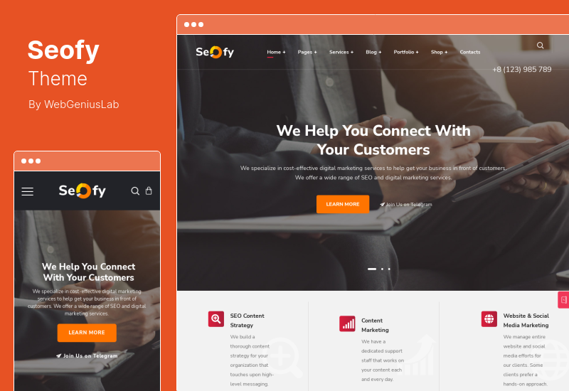 Seofy Theme - Digital  Marketing WordPress Theme