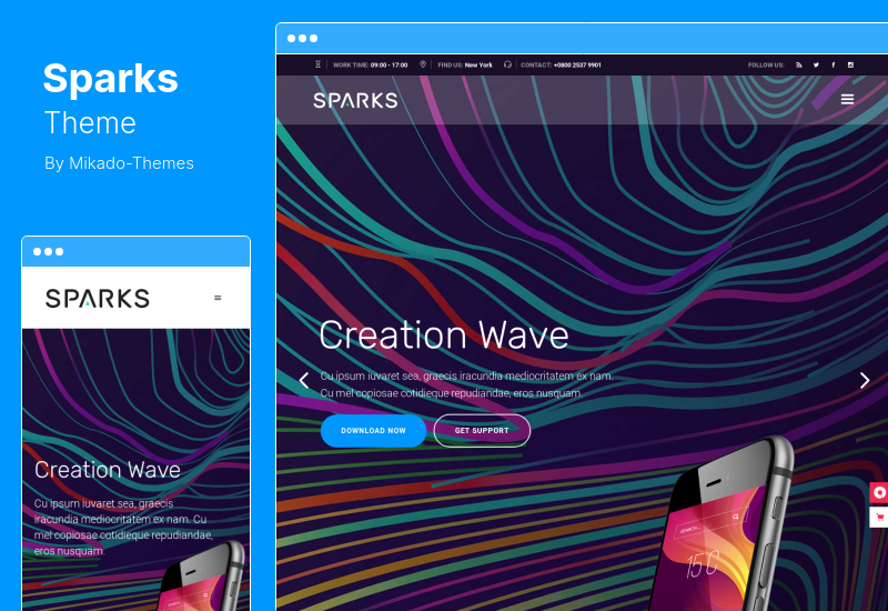 Sparks Theme - App Development WordPress Theme