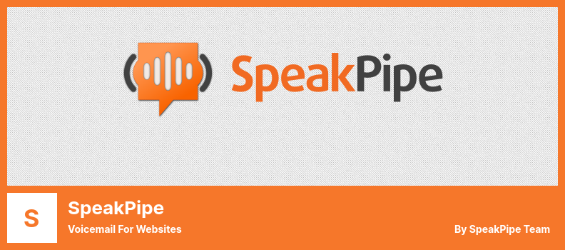 SpeakPipe Plugin - Voicemail for Websites