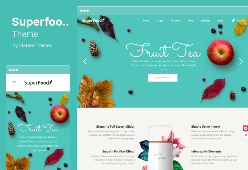 Superfood Theme - Organic Food Products WordPress Theme