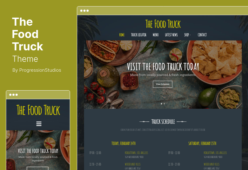 The Food Truck Theme - Food Truck and Restaurant WordPress Theme