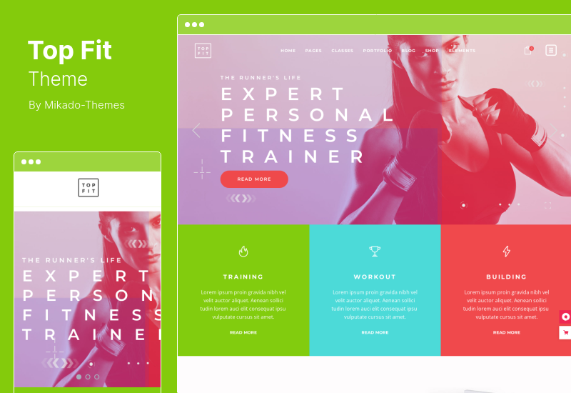 TopFit Theme - Fitness and Gym WordPress Theme
