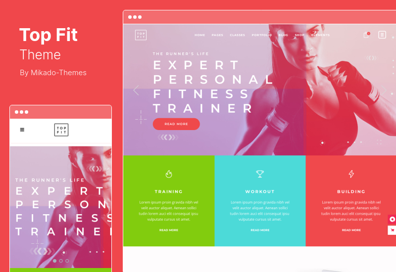 TopFit Theme - Fitness and Gym WordPress Theme