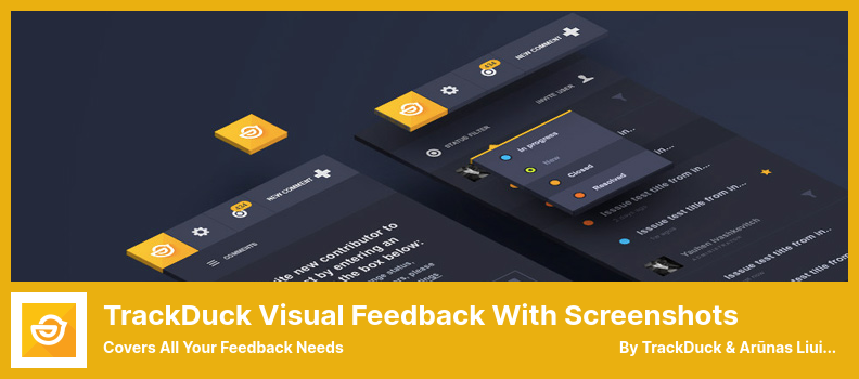 TrackDuck Visual Feedback with Screenshots Plugin - Covers All Your Feedback Needs