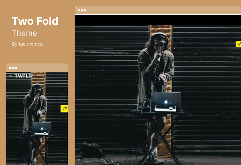 TwoFold Theme - Fullscreen Photography WordPress Theme