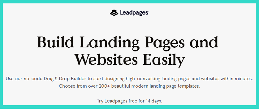 Leadpages Plugin - Build Landing Pages and Websites Easily