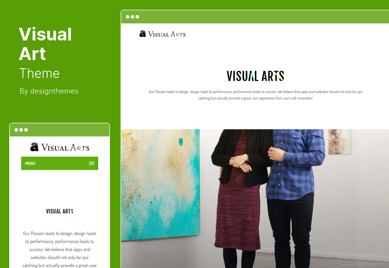 Visual Art Theme - Gallery WordPress Theme