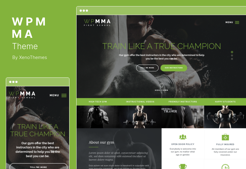 WP MMA Theme - Gym & Fitness WordPress Theme