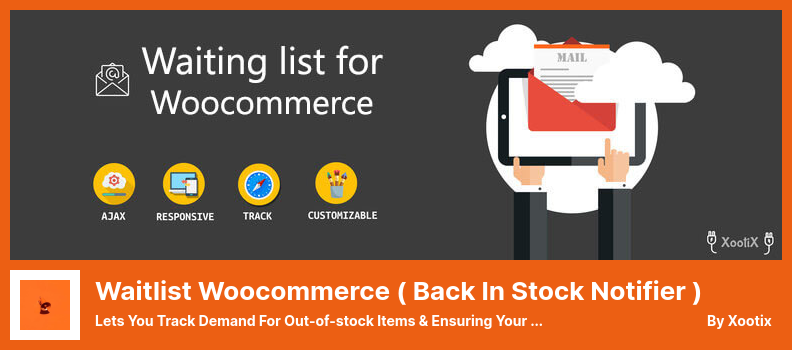 Waitlist Woocommerce Plugin - Lets You Track Demand for Out-of-stock Items & Ensuring Your Customers Feel Informed